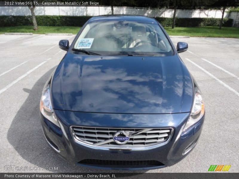 Caspian Blue Metallic / Soft Beige 2012 Volvo S60 T5