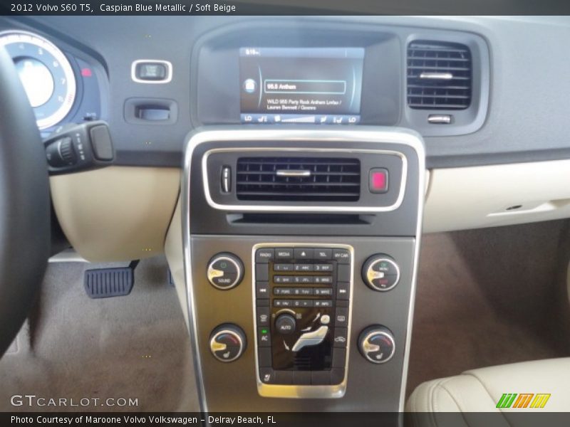 Caspian Blue Metallic / Soft Beige 2012 Volvo S60 T5