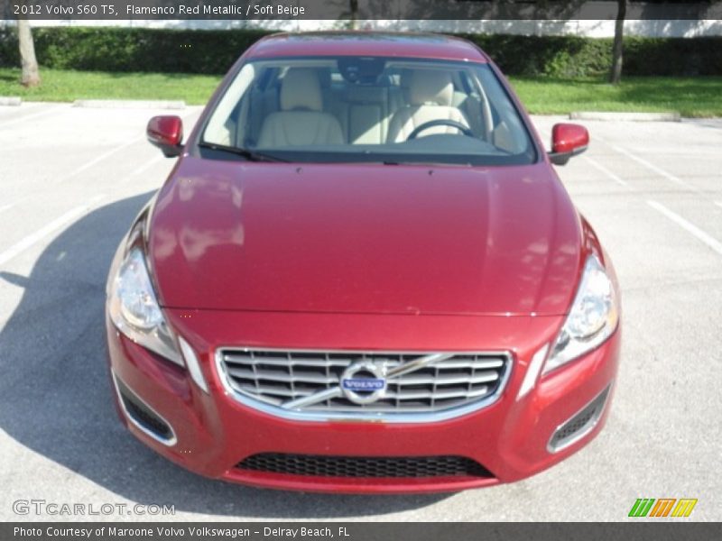 Flamenco Red Metallic / Soft Beige 2012 Volvo S60 T5