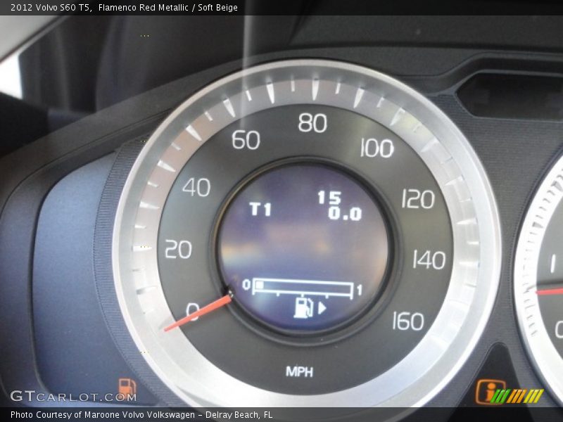 Flamenco Red Metallic / Soft Beige 2012 Volvo S60 T5