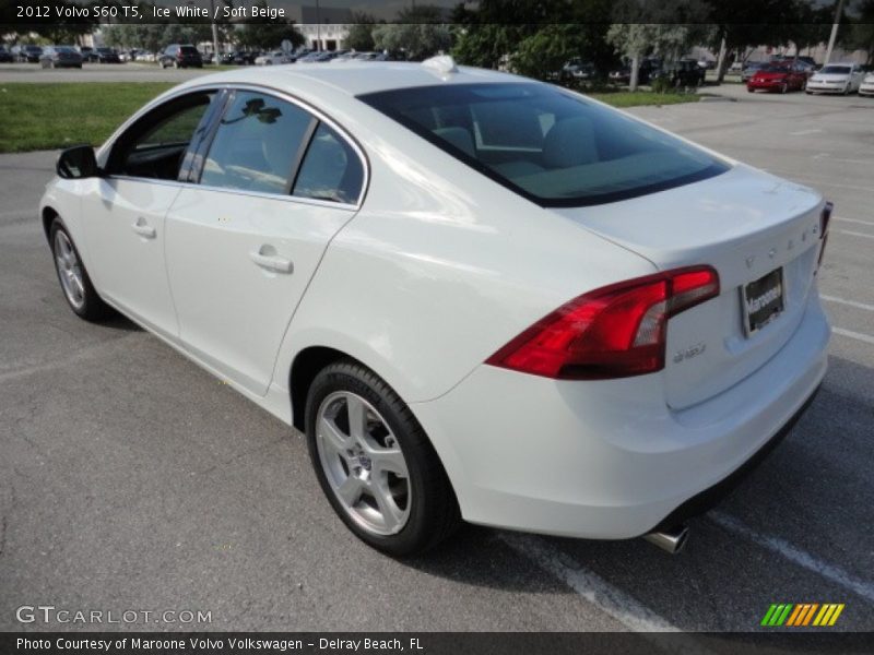 Ice White / Soft Beige 2012 Volvo S60 T5
