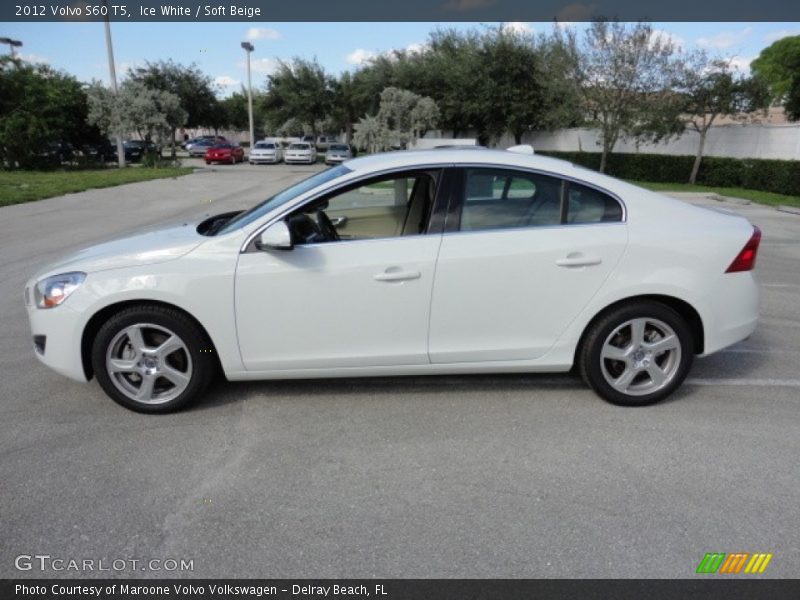 Ice White / Soft Beige 2012 Volvo S60 T5