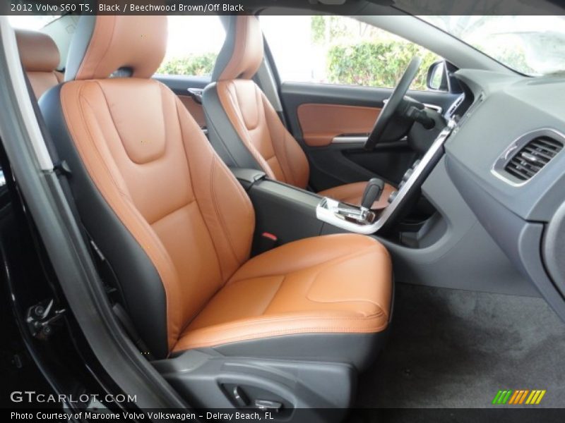 Black / Beechwood Brown/Off Black 2012 Volvo S60 T5