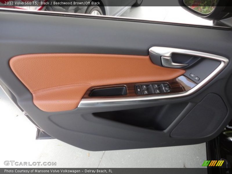 Black / Beechwood Brown/Off Black 2012 Volvo S60 T5