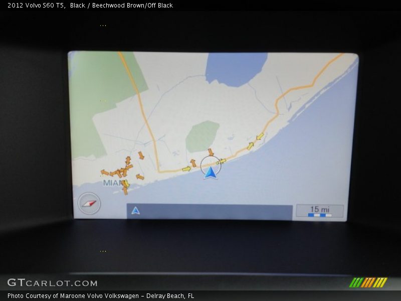 Black / Beechwood Brown/Off Black 2012 Volvo S60 T5