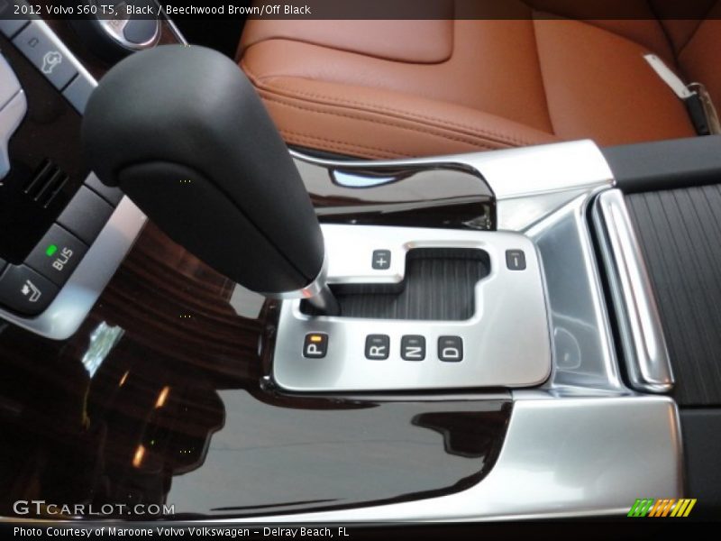 Black / Beechwood Brown/Off Black 2012 Volvo S60 T5