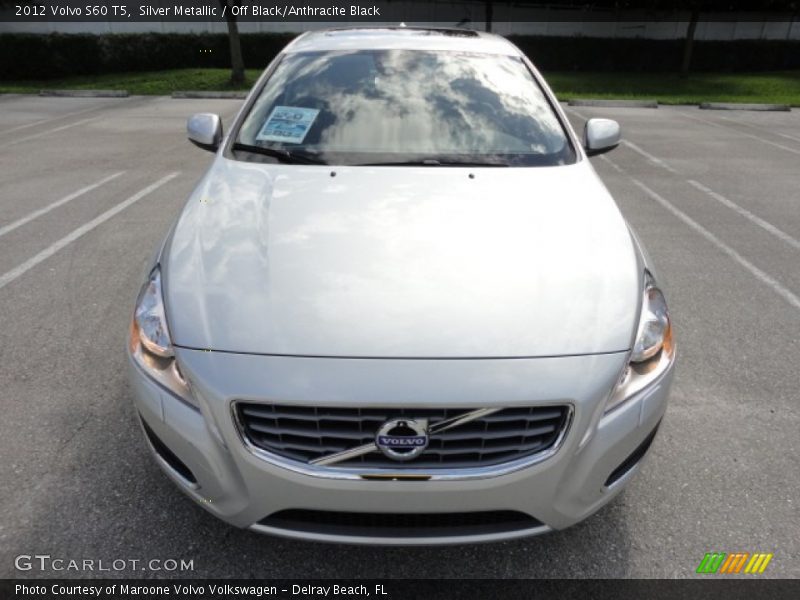 Silver Metallic / Off Black/Anthracite Black 2012 Volvo S60 T5