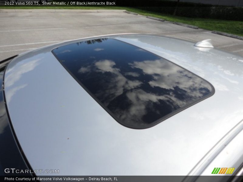 Silver Metallic / Off Black/Anthracite Black 2012 Volvo S60 T5
