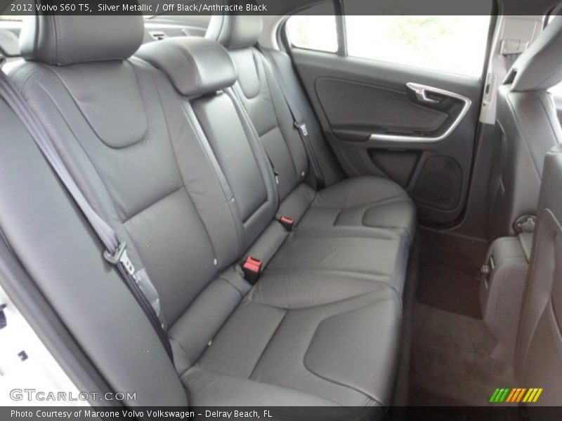 Silver Metallic / Off Black/Anthracite Black 2012 Volvo S60 T5