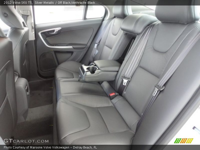 Silver Metallic / Off Black/Anthracite Black 2012 Volvo S60 T5
