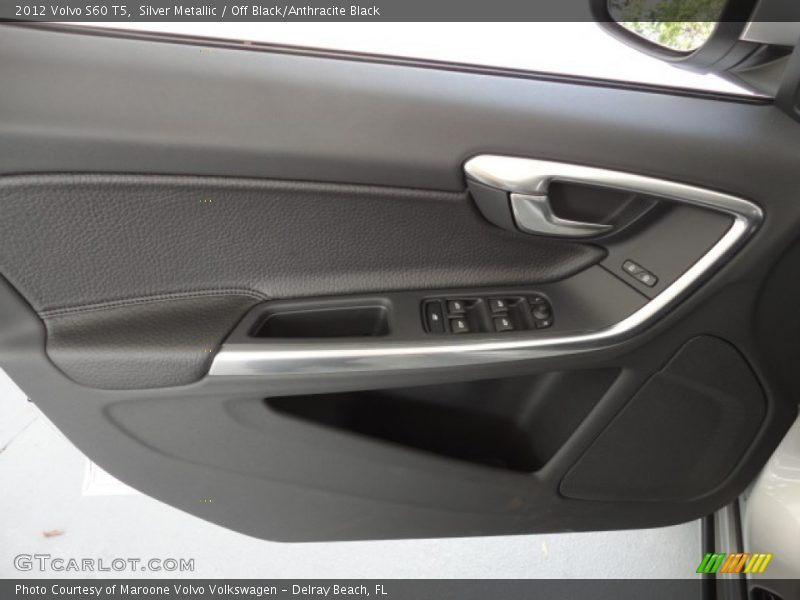 Silver Metallic / Off Black/Anthracite Black 2012 Volvo S60 T5