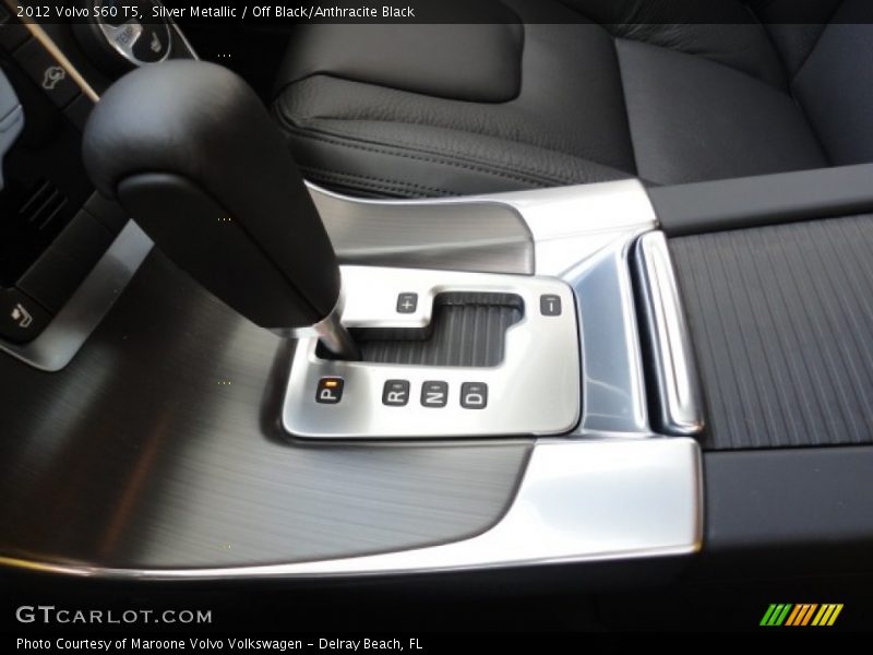 Silver Metallic / Off Black/Anthracite Black 2012 Volvo S60 T5