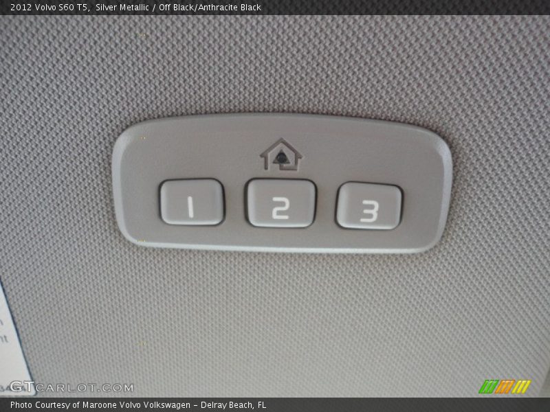 Silver Metallic / Off Black/Anthracite Black 2012 Volvo S60 T5