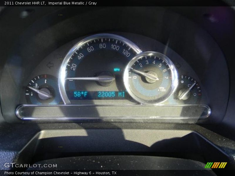 Imperial Blue Metallic / Gray 2011 Chevrolet HHR LT
