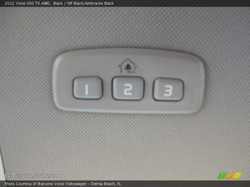 Black / Off Black/Anthracite Black 2012 Volvo S60 T6 AWD