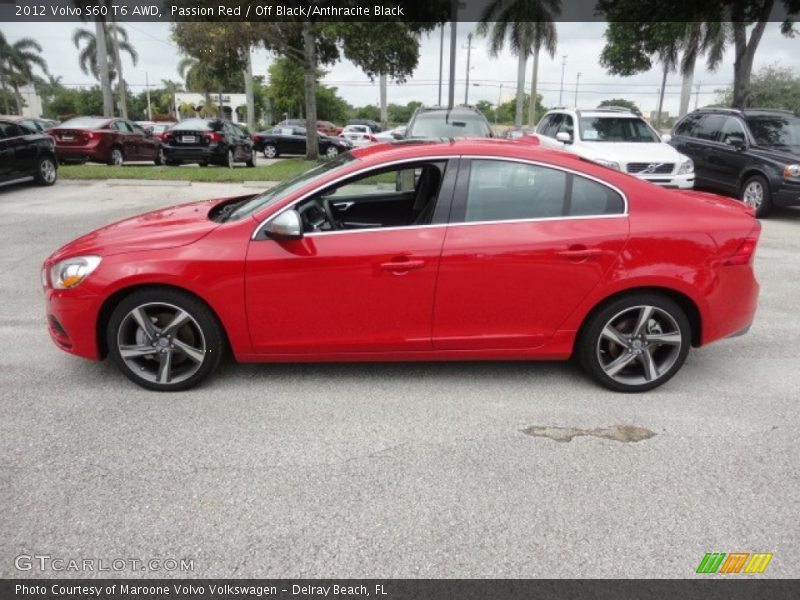  2012 S60 T6 AWD Passion Red