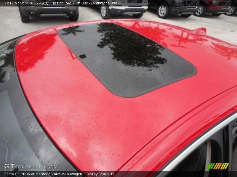 Passion Red / Off Black/Anthracite Black 2012 Volvo S60 T6 AWD
