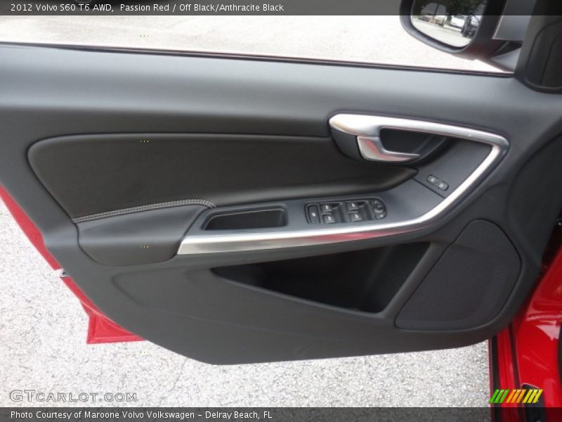 Passion Red / Off Black/Anthracite Black 2012 Volvo S60 T6 AWD