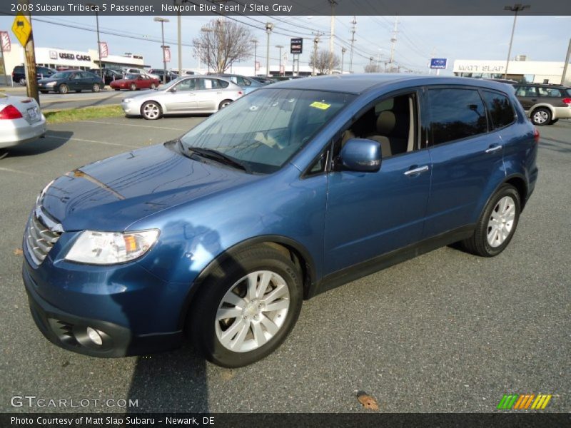 Newport Blue Pearl / Slate Gray 2008 Subaru Tribeca 5 Passenger