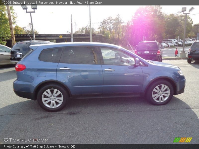 Newport Blue Pearl / Slate Gray 2008 Subaru Tribeca 5 Passenger