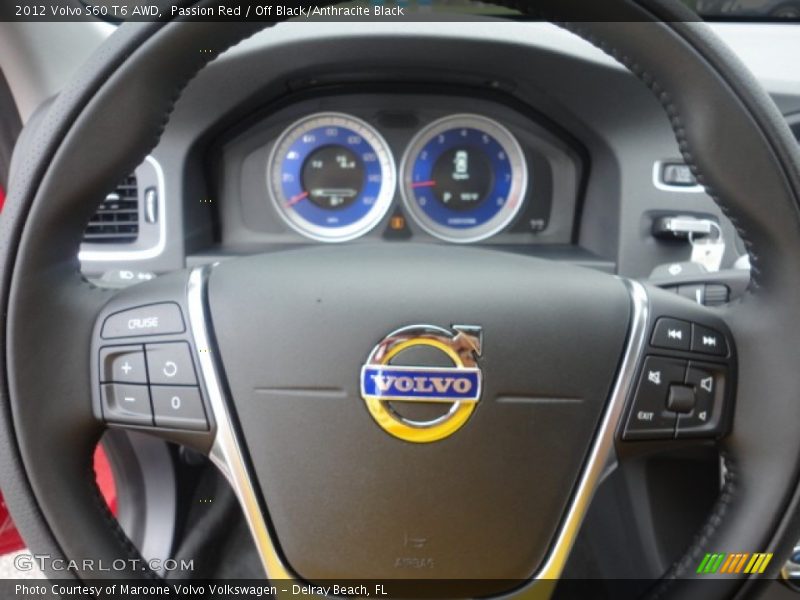  2012 S60 T6 AWD Steering Wheel