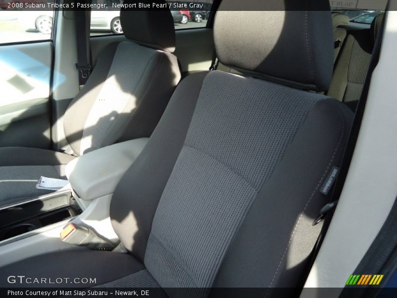 Newport Blue Pearl / Slate Gray 2008 Subaru Tribeca 5 Passenger