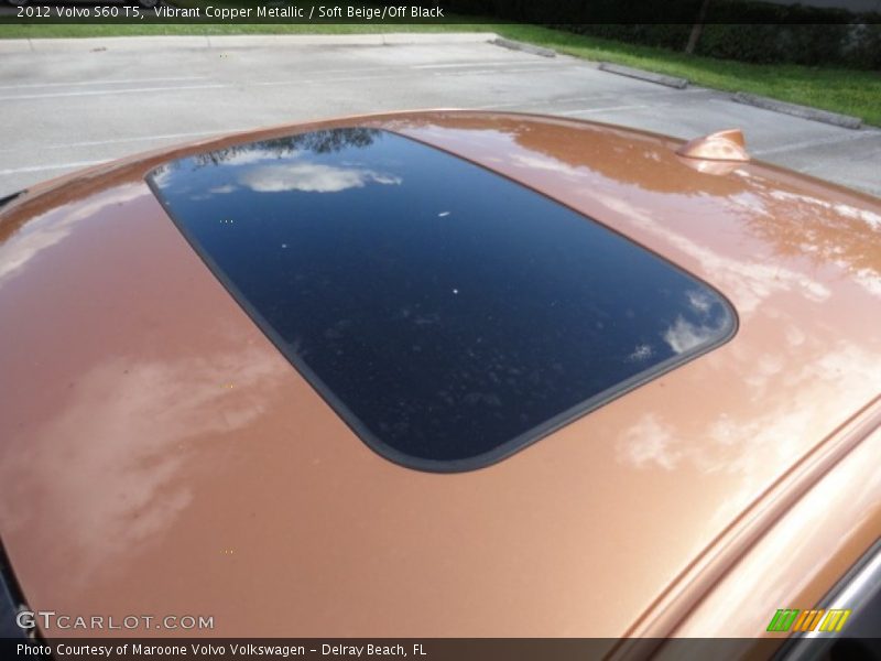 Vibrant Copper Metallic / Soft Beige/Off Black 2012 Volvo S60 T5