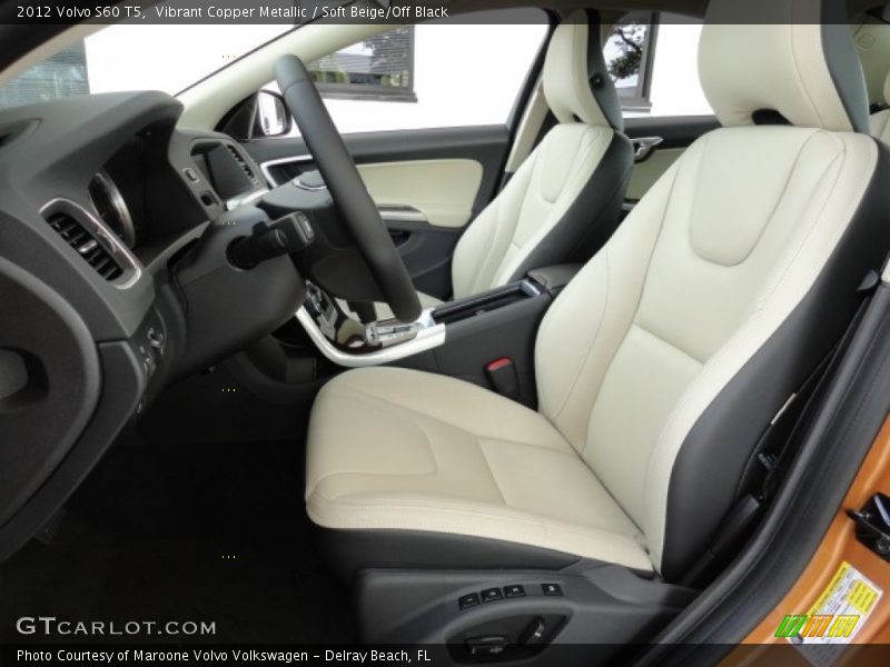 Vibrant Copper Metallic / Soft Beige/Off Black 2012 Volvo S60 T5