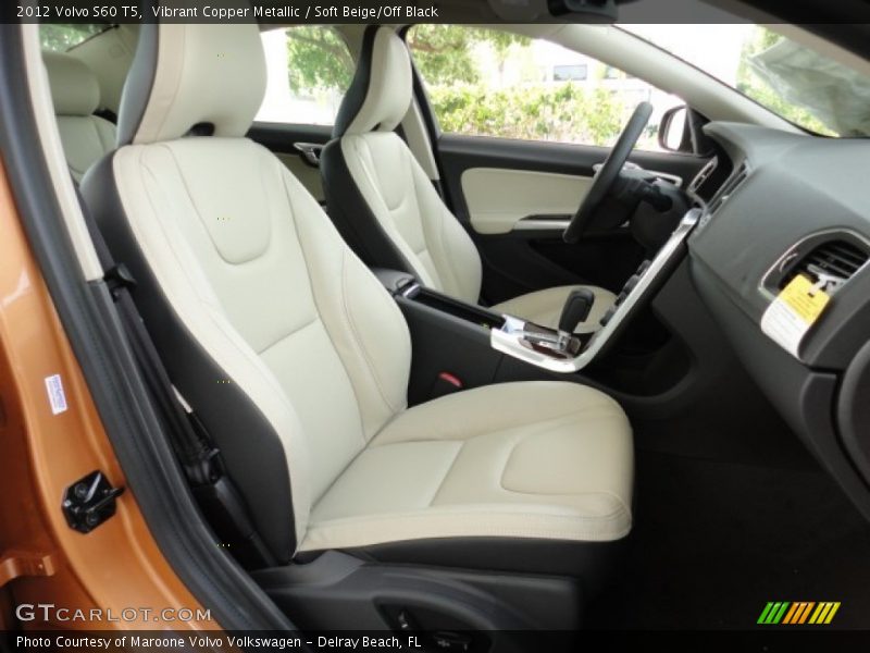 Vibrant Copper Metallic / Soft Beige/Off Black 2012 Volvo S60 T5
