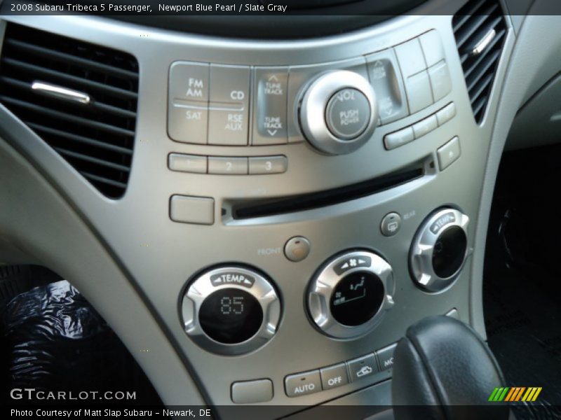 Newport Blue Pearl / Slate Gray 2008 Subaru Tribeca 5 Passenger