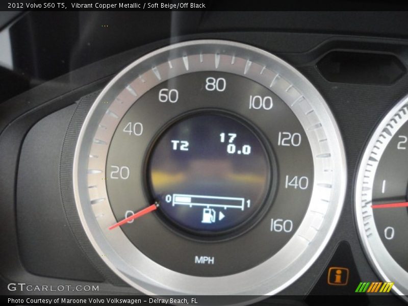 Vibrant Copper Metallic / Soft Beige/Off Black 2012 Volvo S60 T5