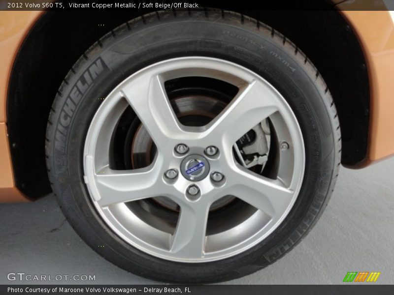 Vibrant Copper Metallic / Soft Beige/Off Black 2012 Volvo S60 T5