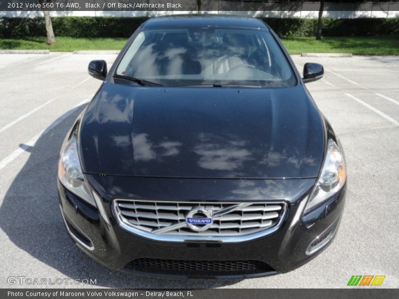Black / Off Black/Anthracite Black 2012 Volvo S60 T6 AWD