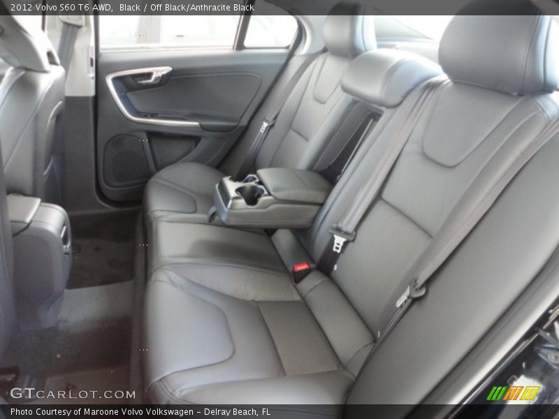  2012 S60 T6 AWD Off Black/Anthracite Black Interior