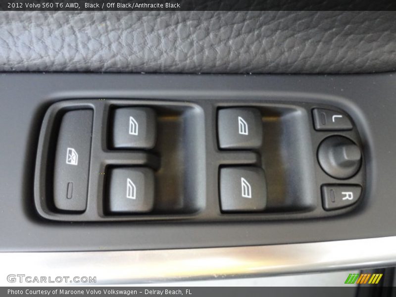 Black / Off Black/Anthracite Black 2012 Volvo S60 T6 AWD