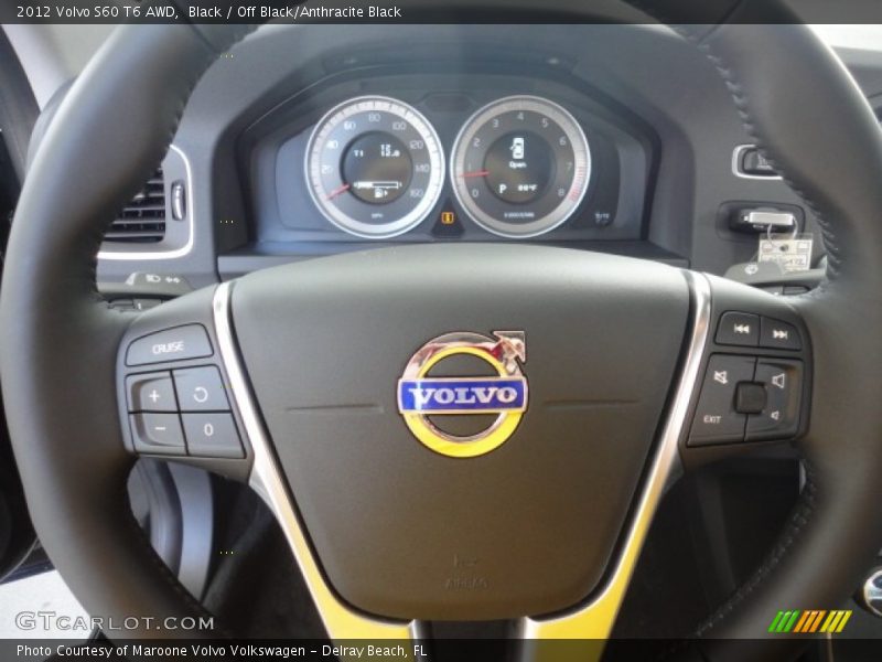  2012 S60 T6 AWD Steering Wheel