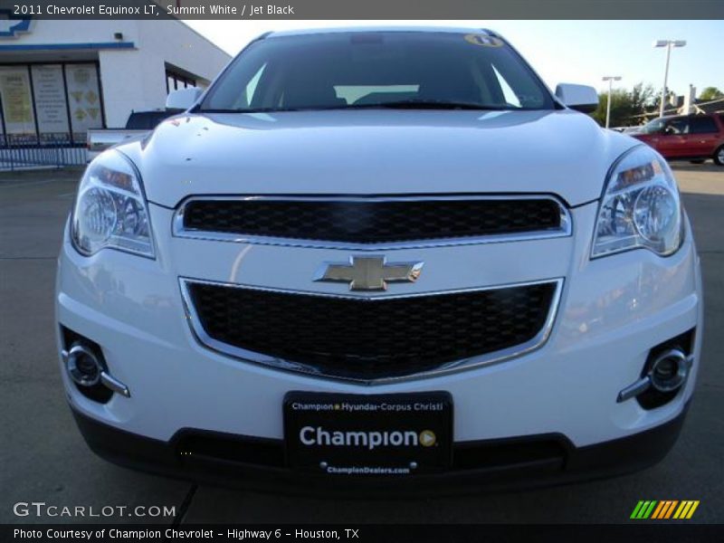 Summit White / Jet Black 2011 Chevrolet Equinox LT
