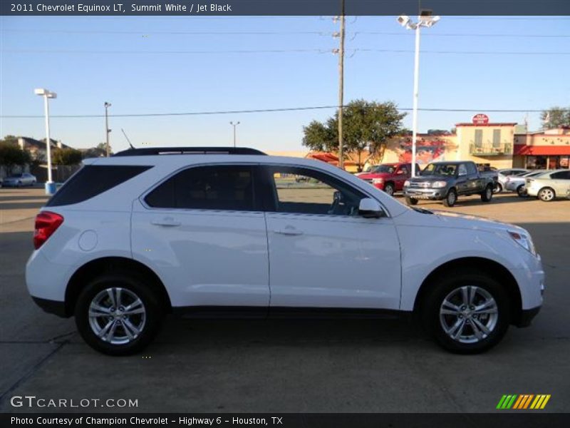 Summit White / Jet Black 2011 Chevrolet Equinox LT