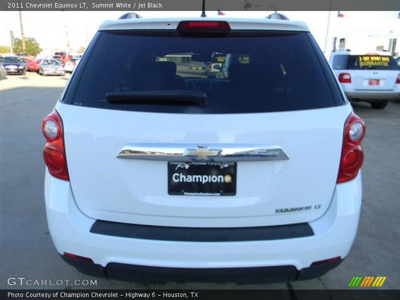 Summit White / Jet Black 2011 Chevrolet Equinox LT