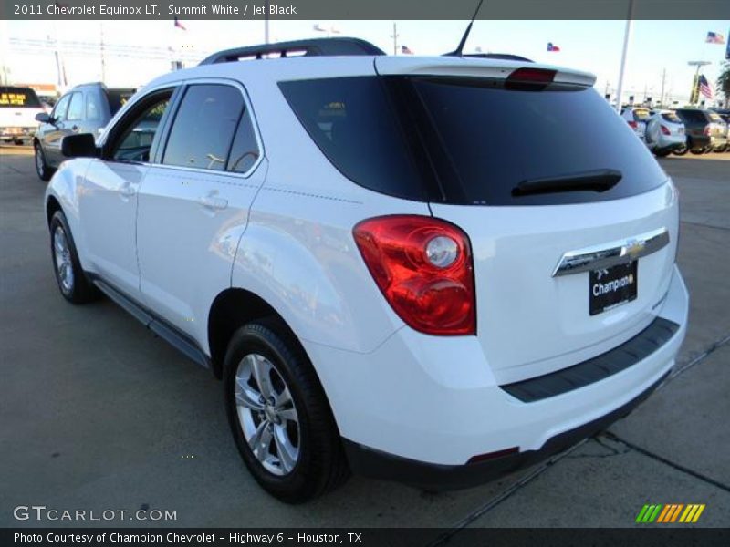 Summit White / Jet Black 2011 Chevrolet Equinox LT