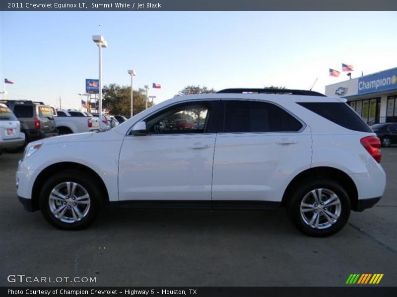 Summit White / Jet Black 2011 Chevrolet Equinox LT