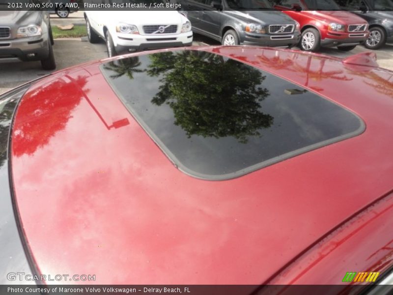 Flamenco Red Metallic / Soft Beige 2012 Volvo S60 T6 AWD