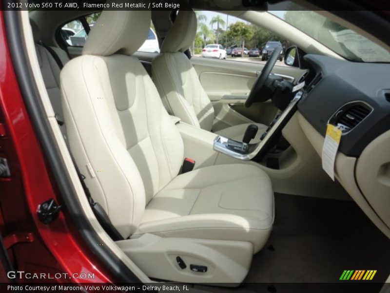 Flamenco Red Metallic / Soft Beige 2012 Volvo S60 T6 AWD
