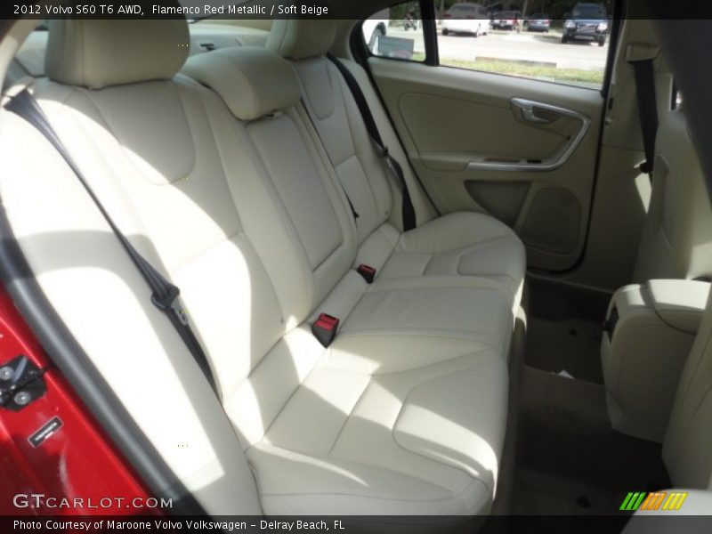 Flamenco Red Metallic / Soft Beige 2012 Volvo S60 T6 AWD