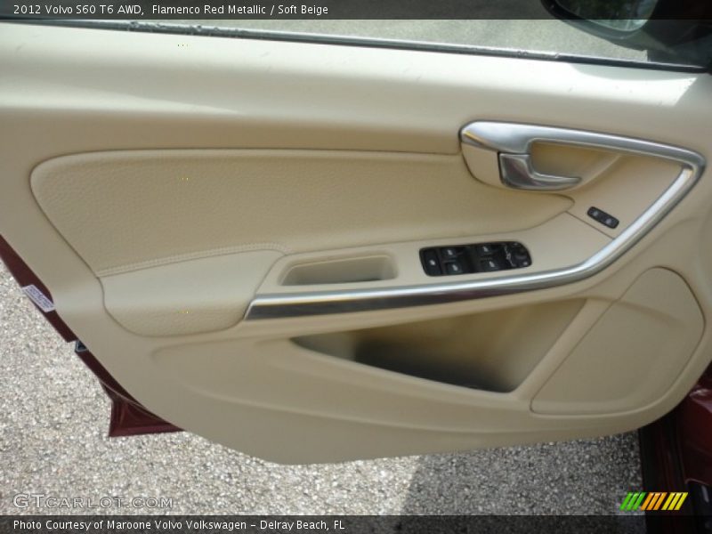 Flamenco Red Metallic / Soft Beige 2012 Volvo S60 T6 AWD