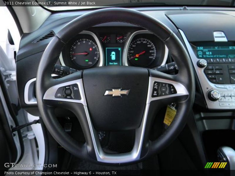 Summit White / Jet Black 2011 Chevrolet Equinox LT