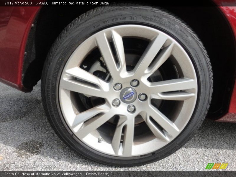 Flamenco Red Metallic / Soft Beige 2012 Volvo S60 T6 AWD