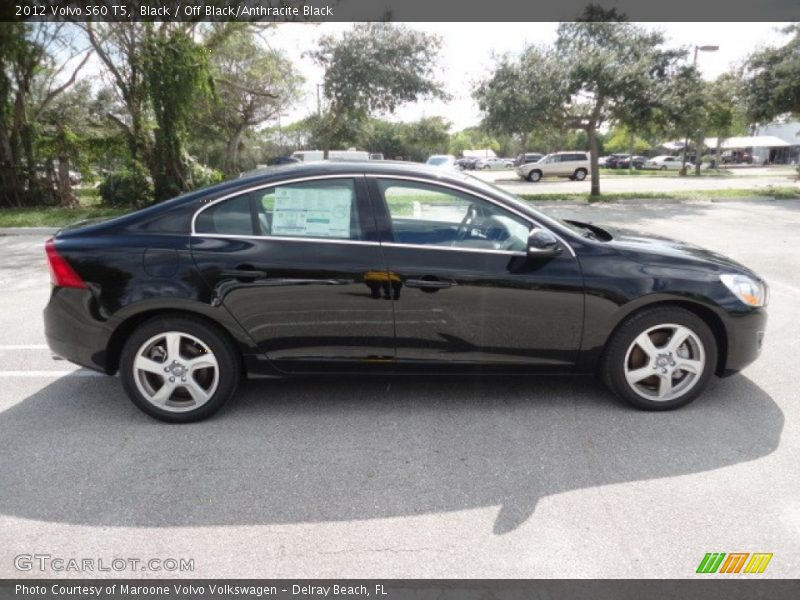 Black / Off Black/Anthracite Black 2012 Volvo S60 T5