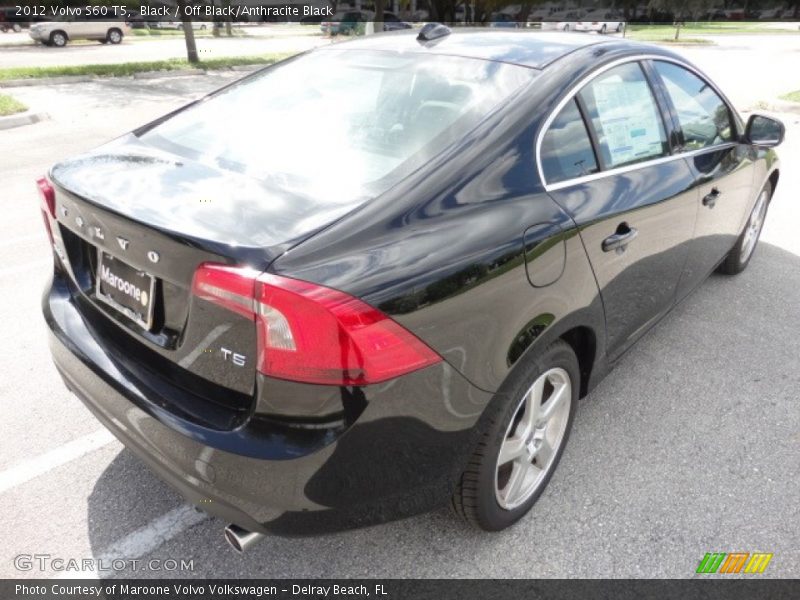 Black / Off Black/Anthracite Black 2012 Volvo S60 T5