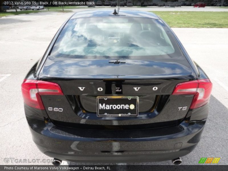 Black / Off Black/Anthracite Black 2012 Volvo S60 T5